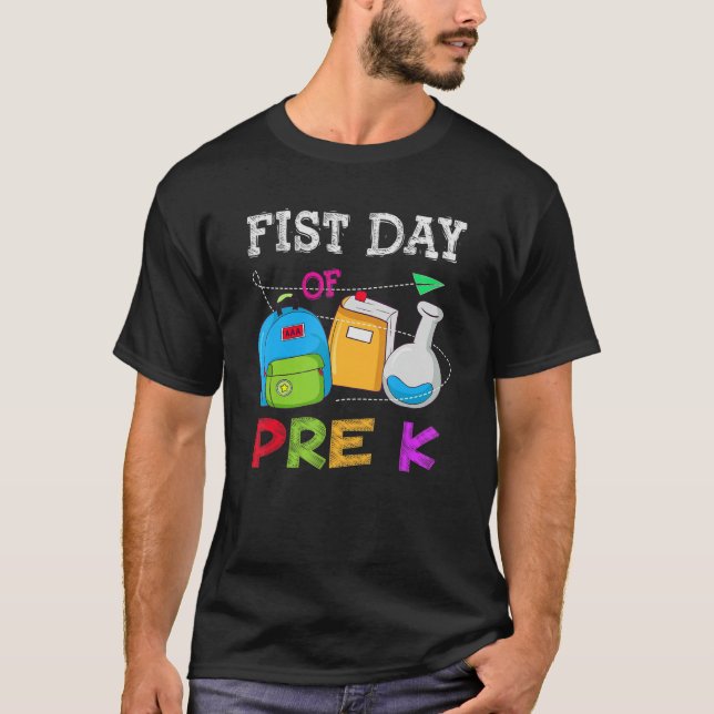 Första dagen före K-läraren tillbaka till skolan T Shirt (Framsida)