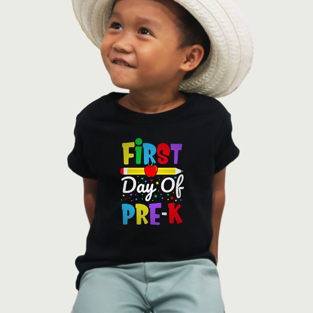 Första dagen före K Preschool Småbarn T-Shirt (Skapare uppladdad)