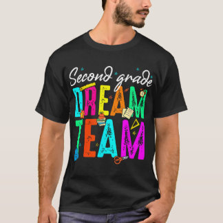 Första dagen i andra klass drömteam tillbaka till t shirt