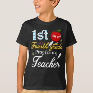 Första dagen i fjärde klass-be för min lärare t shirt