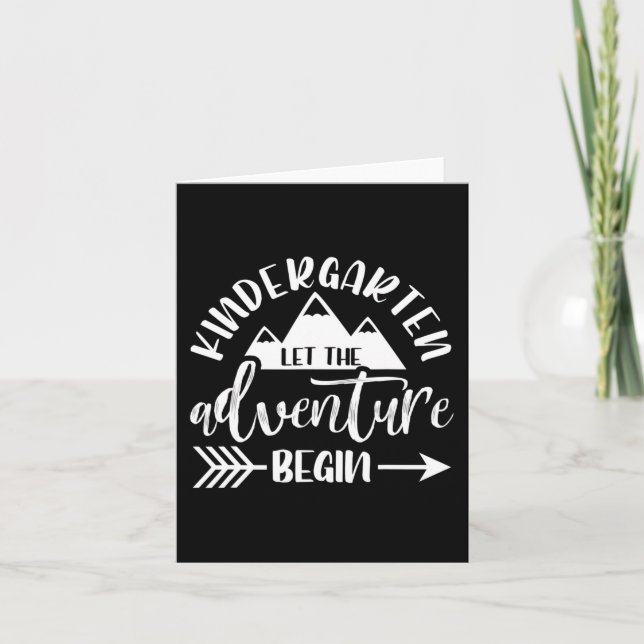 Första dagen i Kindergarten 1:a dagen: Kort (Framsida)