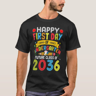 Första dagen i Kindergarten klass 2036 tillbaka ti T Shirt