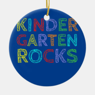 Första dagen i Kindergarten-Redot till Sten Julgransprydnad Keramik