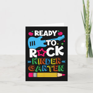 Första dagen i Kindergarten-Redot till Sten Kinder Kort