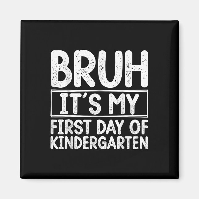 Första dagen i Kindergarten tillbaka till Scho Magnet (Framsidan)