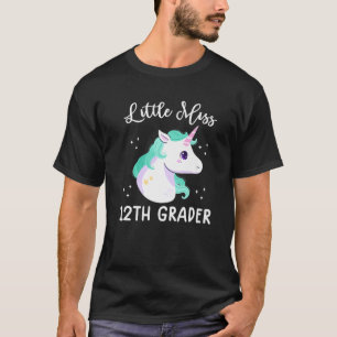 Första dagen i skola S för flickor, lille miss 12: T Shirt