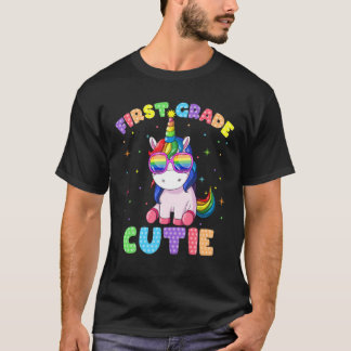 Första dagen i skolan 1:a första Klass-cutie-flick T Shirt