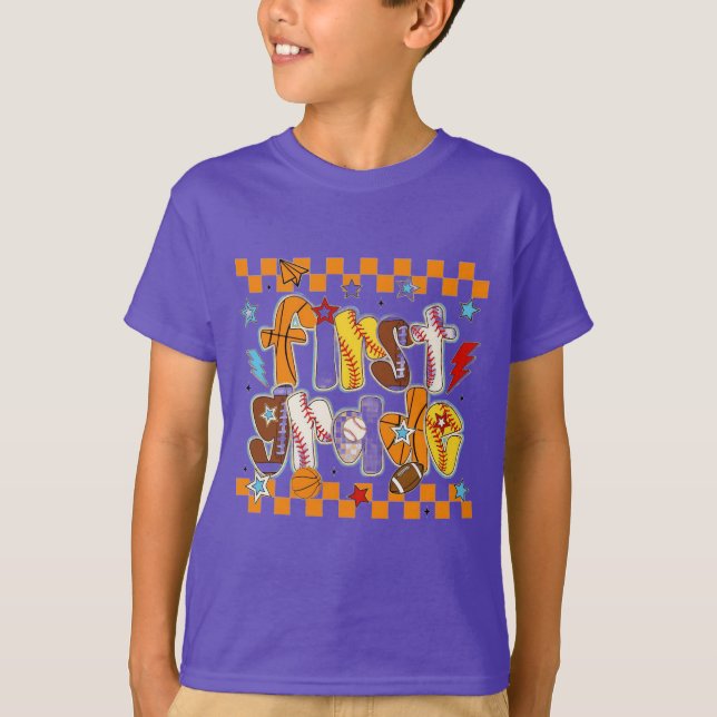 Första dagen i skolan t shirt (Framsida)