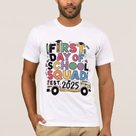 Första dagen i Skoltorget T-Shirt - Back to school