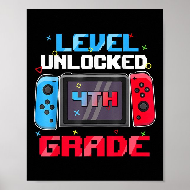 Första dagen på fjärde Klass-nivån olåst tillbaka  Poster (Framsidan)
