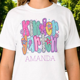 Första dagen på förskolan Coquette Anpassad T Shirt