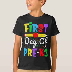 Första dagen på förskolan Rainbow förskolebarn T Shirt