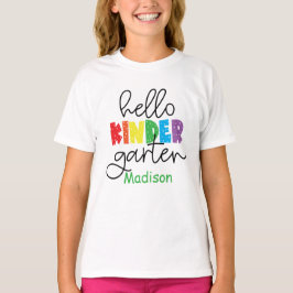 Första dagen på förskolan, tillbaka till skolan t shirt
