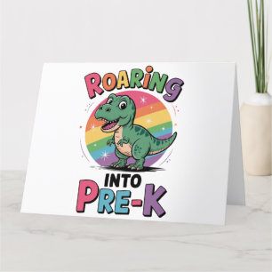 Första dagen på förskolan tillbaka till skolan tack kort