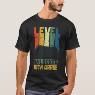Första dagen på tionde Klass-nivån olåst tillbaka T Shirt