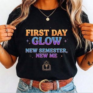 Första dagens lyster Ny termin Nya jag studenten T Shirt