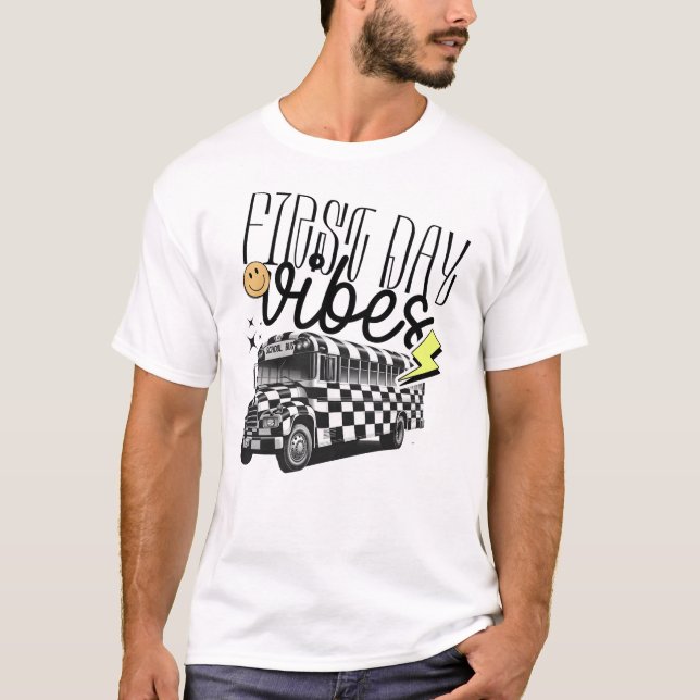 första dagens skolluft t shirt (Framsida)