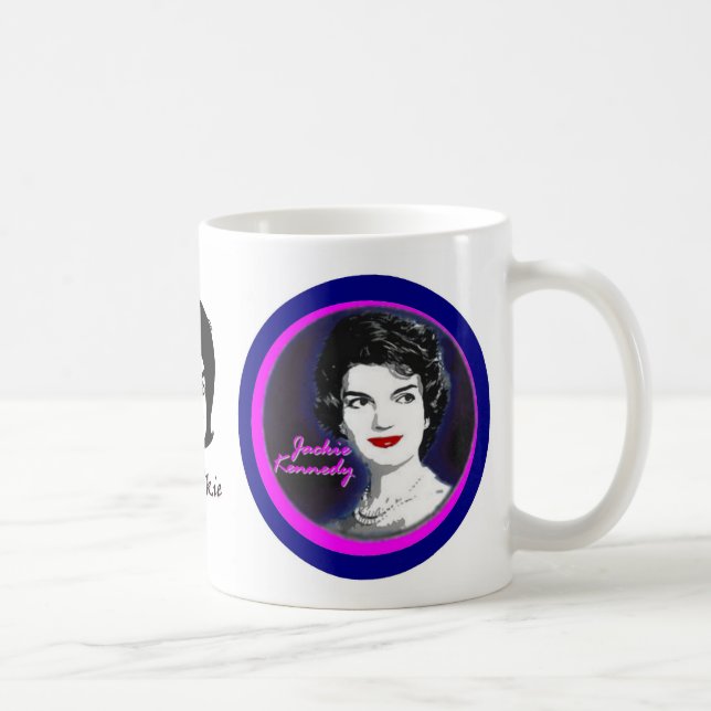 Första dam Jacqueline Kennedy Kaffemugg (Höger)