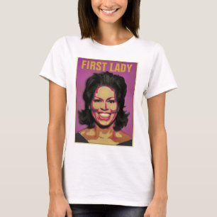 Första dam Michelle Obama - anpassade Tee Shirt