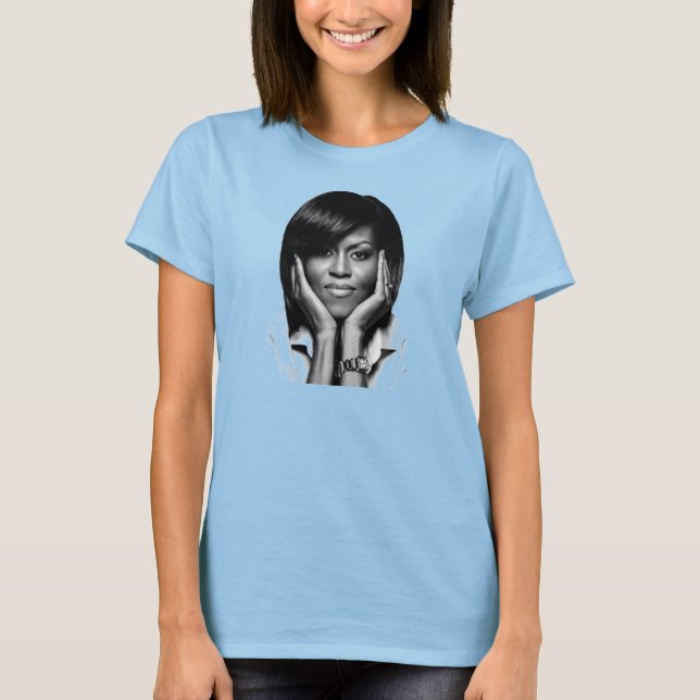 FÖRSTA DAM MICHELLE OBAMA T SHIRT (Framsida)