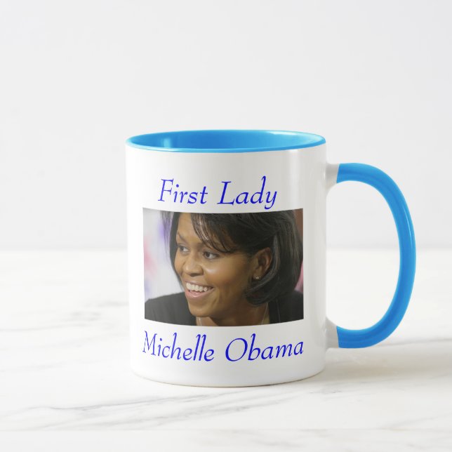 Första dam Michelle skräddarsy Obama - Mugg (Höger)