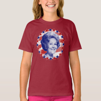 Första Dam Pat Nixon Stars och stripes T Shirt