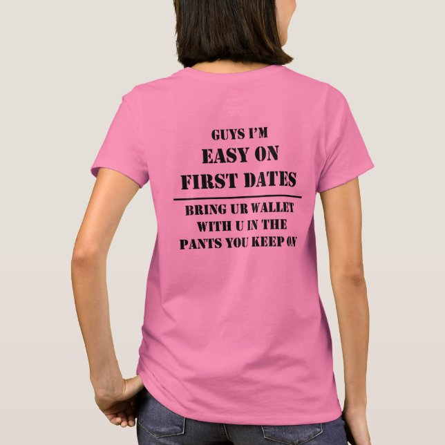 Första Data är Easy T-Shirt (Baksida)