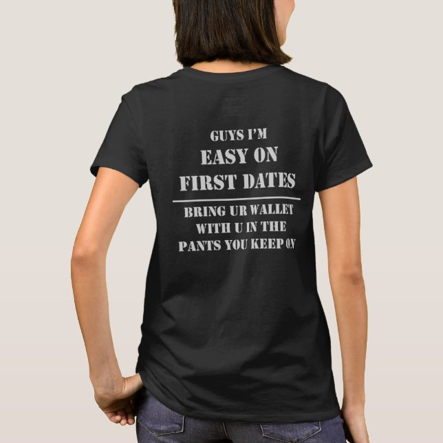 Första Data är Easy T-Shirt (Baksida)