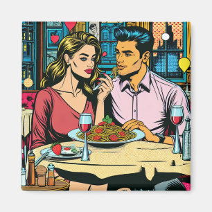 Första dejten   Spaghettimiddag Magnet
