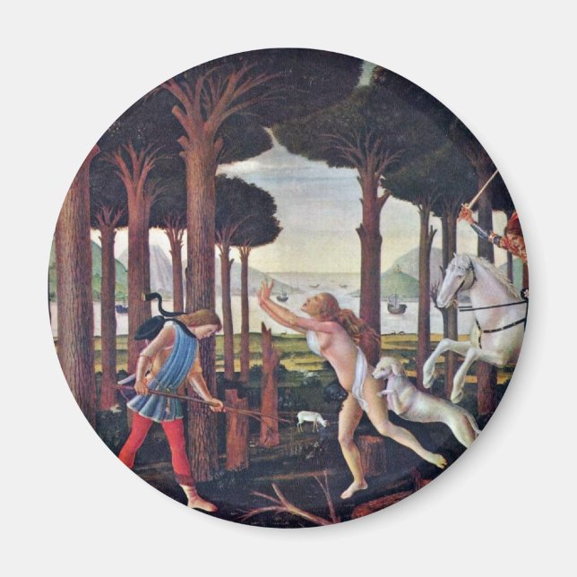 Första delen av Botticelli Sandro Magnet (Framsidan)