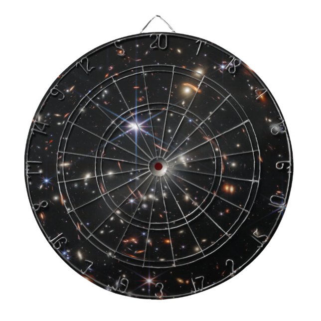 Första djupet Fält i Universe från James webb Darttavla (Framsidan)