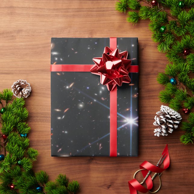 Första djupet Fält i Universe från James webb Presentpapper (Julgåva)