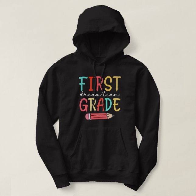 Första dreamteam klass hoodie (Design framsida)