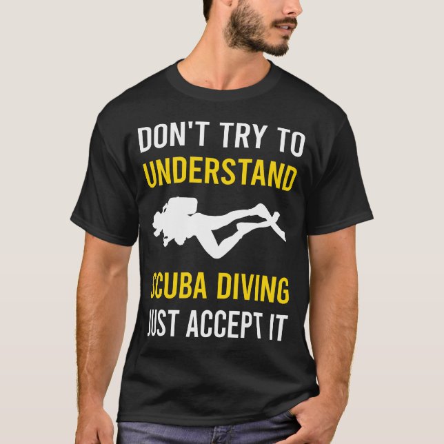 Förstå Dyka Diver T Shirt (Framsida)