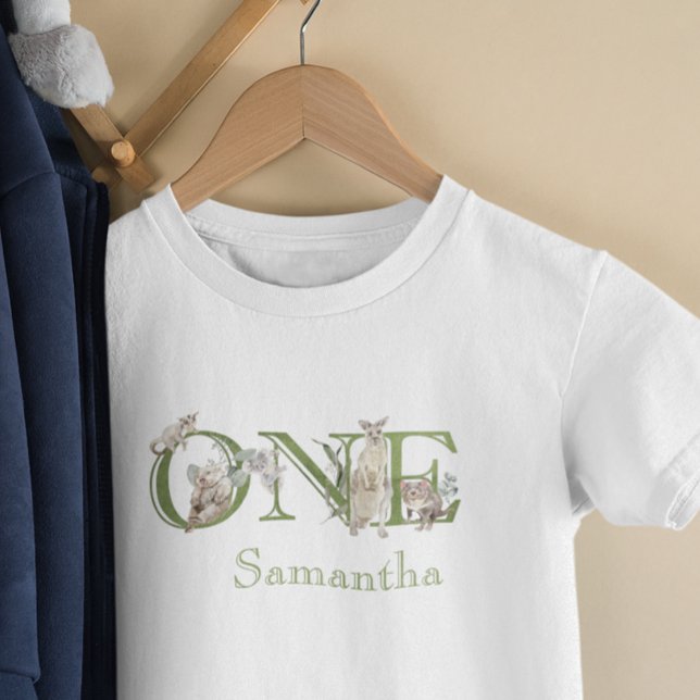 Första en födelsedag Australien Djur T Shirt (Skapare uppladdad)