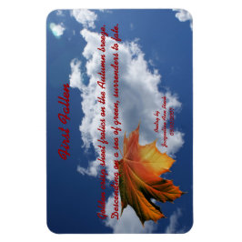 Första fallande höjdpunkt på hösten magnet