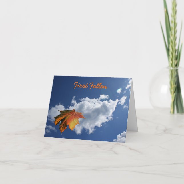 Första fallissemanget kort (Framsida)