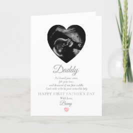 Första Far-dagskortet från klump - Skanna upp Tack Kort