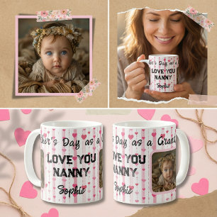Första farmor Mors dag: Kärlek You Nanny Kaffemugg