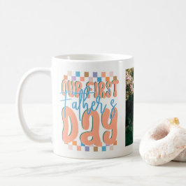 Första Fars dag anpassad bild Kaffemugg