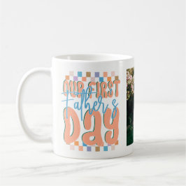 Första Fars dag anpassad bild Kaffemugg