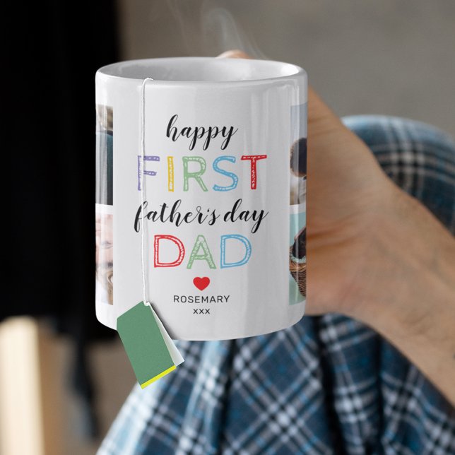 Första Fars dag-fotokaffe Mugg (Skapare uppladdad)