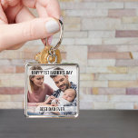 Första Fars dag-fotopatentkedjan bästa Pappa någon Fyrkantig Silverfärgad Nyckelring<br><div class="desc">Första fotopatekedjan i Fars dag för bästa Pappa någonsin. Du kan lägga till ditt favoritfoto (som visas i kvadratiskt format eller instagramformat) och du kan även redigera alla formuleringar om du vill. Det står för närvarande "lycklig 1:a fars dag ... Bästa pappa någonsin" som du kan behålla eller anpassa till...</div>