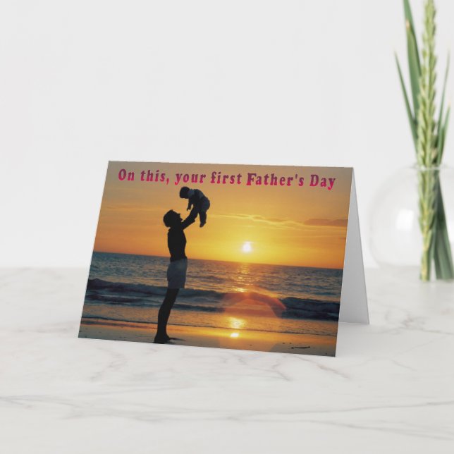 Första Fars dag Kort (Framsida)