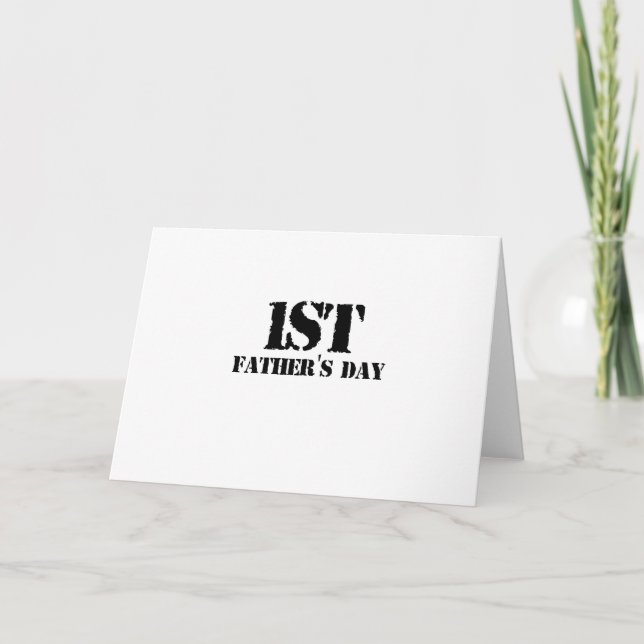 Första Fars dag Kort (Framsida)