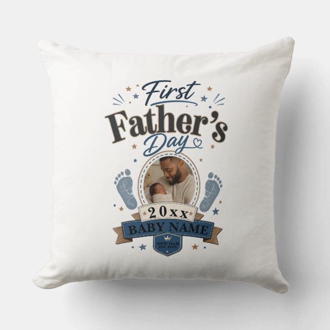 Första fars dag kudde (Framsida)