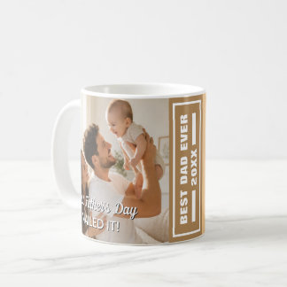 Första fars dag Nailed It Personlig minnessaker Kaffemugg