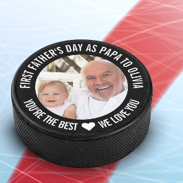 Första Fars dag pappa att vara Sonogram Photo Hock