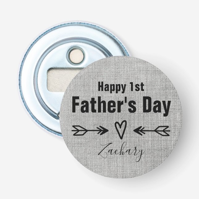 Första Fars dag-Personligen Flasköppnare (Framsidan)