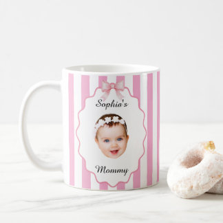 Första fars dag-present till make, nyfödd foto kaffemugg